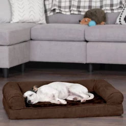 FurHaven Plush & Suede Full Support Orthopedic Sofa Dog & Cat Bed