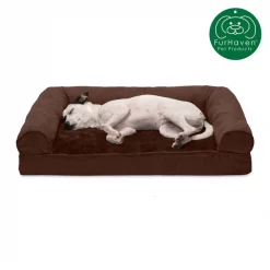 FurHaven Plush & Suede Full Support Orthopedic Sofa Dog & Cat Bed -Hart FurHavOfficial Shop 251841 PT3. SY630 V1605332269