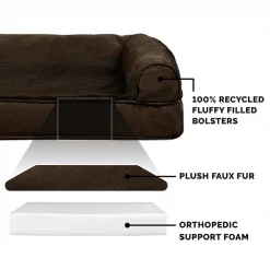 FurHaven Plush & Suede Full Support Orthopedic Sofa Dog & Cat Bed -Hart FurHavOfficial Shop 251841 PT5. SY630 V1605311830