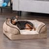 FurHaven Perfect Comfort Velvet Waves Full Support Orthopedic Sofa Dog & Cat Bed -Hart FurHavOfficial Shop 251856 MAIN. SY630 V1602796616
