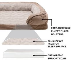 FurHaven Perfect Comfort Velvet Waves Full Support Orthopedic Sofa Dog & Cat Bed 16 FurHaven Perfect Comfort Velvet Waves Full Support Orthopedic Sofa Dog & Cat Bed -Hart FurHavOfficial Shop 251856 PT5. SY630 V1602840973