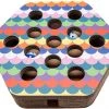 FurHaven Busy Box Corrugated Hexagon Cat Scratcher Toy with Catnip