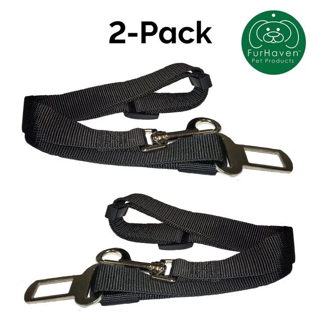 FurHaven Car Dog Seat Belt & Clip, 2 count 4 FurHaven Car Dog Seat Belt & Clip, 2 count - Image 2