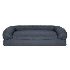 FurHaven Quilted Bolster Cat & Dog Bed w/Removable Cover 13 FurHaven Quilted Bolster Cat & Dog Bed w/Removable Cover -Hart FurHavOfficial Shop 266009 PT2. SY630 V1615853238