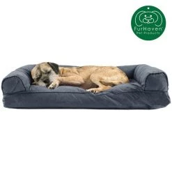 FurHaven Quilted Bolster Cat & Dog Bed w/Removable Cover 14 FurHaven Quilted Bolster Cat & Dog Bed w/Removable Cover -Hart FurHavOfficial Shop 266009 PT3. SY630 V1615855015