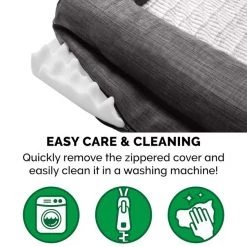 FurHaven Luxe Fur & Performance Linen Orthopedic Sofa Cat & Dog Bed w/Removable Cover -Hart FurHavOfficial Shop 271742 PT7. SY630 V1612490799