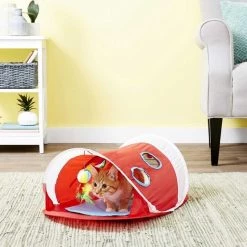 Hartz Delectables Bisque Variety Pack Lickable Cat Treats, case of 12 + Hartz Just For Cats Peek & Play Pop-Up Tent Cat Toy -Hart FurHavOfficial Shop 298072 PT6. SY630 V1621264932