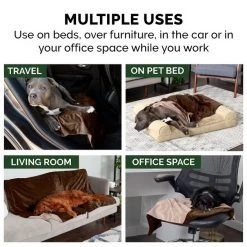 FurHaven Waterproof Velvet Dog & Cat Throw Blanket -Hart FurHavOfficial Shop 330969 PT7. SY630 V1637172107