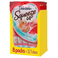 Hartz Delectables Squeeze Ups Tuna Lickable Cat Treat