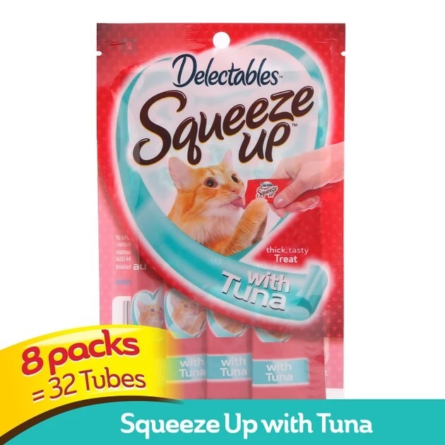 Hartz Delectables Squeeze Ups Tuna Lickable Cat Treat 4 Hartz Delectables Squeeze Ups Tuna Lickable Cat Treat - Image 2
