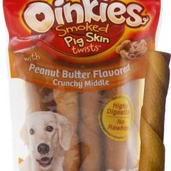 Hartz Oinkies Smoked Pig Skin Twists Bacon Flavor Wrap Treats + 5" Pig Skin Twists with Peanut Butter Flavor Crunchy Middle Dog Treats 16 Hartz Oinkies Smoked Pig Skin Twists Bacon Flavor Wrap Treats + 5" Pig Skin Twists with Peanut Butter Flavor Crunchy Middle Dog Treats -Hart FurHavOfficial Shop 338673 PT5. SY630 V1635893786