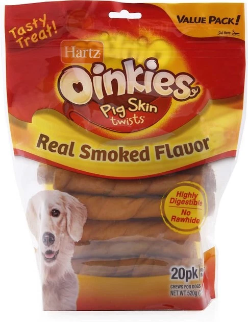 Hartz Chew ‘n Clean Chew Chicken Flavored Tri-Point Treat & Chew Toy + Oinkies 5" Pig Skin Twists Real Smoked Flavor Dog Treats 8 Hartz Chew ‘n Clean Chew Chicken Flavored Tri-Point Treat & Chew Toy + Oinkies 5" Pig Skin Twists Real Smoked Flavor Dog Treats - Image 6