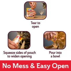 Hartz Delectables Non-Seafood Bisque Variety Pack Lickable Cat Treats, 1.4-oz pouch, 12 count -Hart FurHavOfficial Shop 347787 PT5. SY630 V1641334394