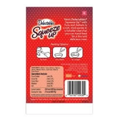 Hartz Delectables Squeeze Up Tuna & Salmon Lickable Cat Treats, 0.4-oz tube, 32 count -Hart FurHavOfficial Shop 352411 PT2. SY630 V1641332811