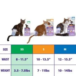 Hartz Disposable Cat Diaper, 10 count -Hart FurHavOfficial Shop 354605 PT4. SY630 V1657657124