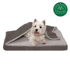 FurHaven Berber & Suede Blanket Top Orthopedic Cat & Dog Bed 13 FurHaven Berber & Suede Blanket Top Orthopedic Cat & Dog Bed -Hart FurHavOfficial Shop 362074 PT3. SY630 V1645660900
