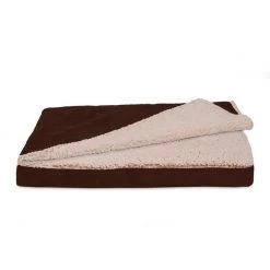 FurHaven Berber & Suede Blanket Top Memory Foam Cat & Dog Bed -Hart FurHavOfficial Shop 362078 PT2. SY630 V1645656104