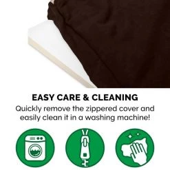 FurHaven Berber & Suede Blanket Top Memory Foam Cat & Dog Bed -Hart FurHavOfficial Shop 362078 PT7. SY630 V1645661185