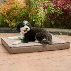 FurHaven Quilt Top Orthopedic Convertible Indoor/Outdoor Cat & Dog Bed