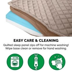 FurHaven Quilt Top Cooling Gel Convertible Indoor/Outdoor Cat & Dog Bed -Hart FurHavOfficial Shop 362136 PT7. SY630 V1645657366