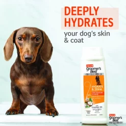 Hartz Groomer's Best Professionals Hydrate & Shine with Coconut Oil & Apricot Bloom Scent Dog Shampoo -Hart FurHavOfficial Shop 362722 PT3. SY630 V1646952129