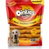 Hartz Oinkies Original Pig Skin Twists wtith Real Smoked Flavor Dog Treats, 40 count
