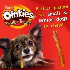 Hartz Oinkies Tender Treats Wrapped with Real Chicken Dog Treats, 72 count -Hart FurHavOfficial Shop 363286 PT3. SY630 V1644277003