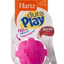 Hartz Dura Play Ball Squeaky Latex Dog Toy, Color Varies -Hart FurHavOfficial Shop 82658 PT4. SY630 V1589228468