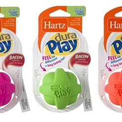 Hartz Dura Play Ball Squeaky Latex Dog Toy, Color Varies -Hart FurHavOfficial Shop 82658 PT6. SY630 V1589228597