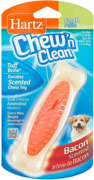 Hartz Chew 'n Clean Tuff Bone Tough Dog Chew Toy Toy, Color Varies 3 Hartz Chew 'n Clean Tuff Bone Tough Dog Chew Toy Toy, Color Varies