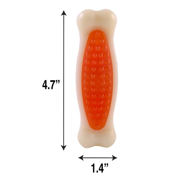 Hartz Chew 'n Clean Tuff Bone Tough Dog Chew Toy Toy, Color Varies 4 Hartz Chew 'n Clean Tuff Bone Tough Dog Chew Toy Toy, Color Varies - Image 2