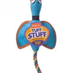 Hartz Tuff Stuff Nose Divers Squeaky Dog Toy, Color Varies