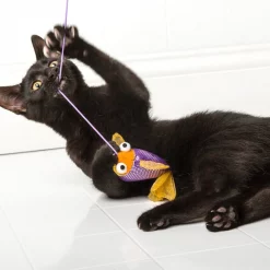 Hartz Just For Cats Gone Fishin' Cat Wand Toy with Catnip, Color Varies -Hart FurHavOfficial Shop 82858 PT3. SY630 V1589229420