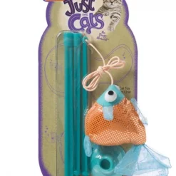Hartz Just For Cats Gone Fishin' Cat Wand Toy with Catnip, Color Varies -Hart FurHavOfficial Shop 82858 PT4. SY630 V1589229430